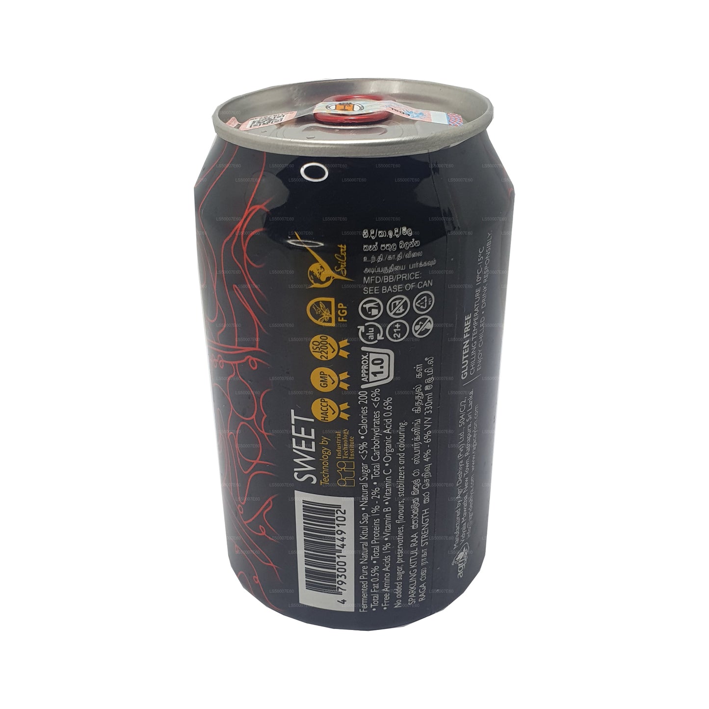 라가 스파클링 키툴 라다 오브 실론 (330ml)