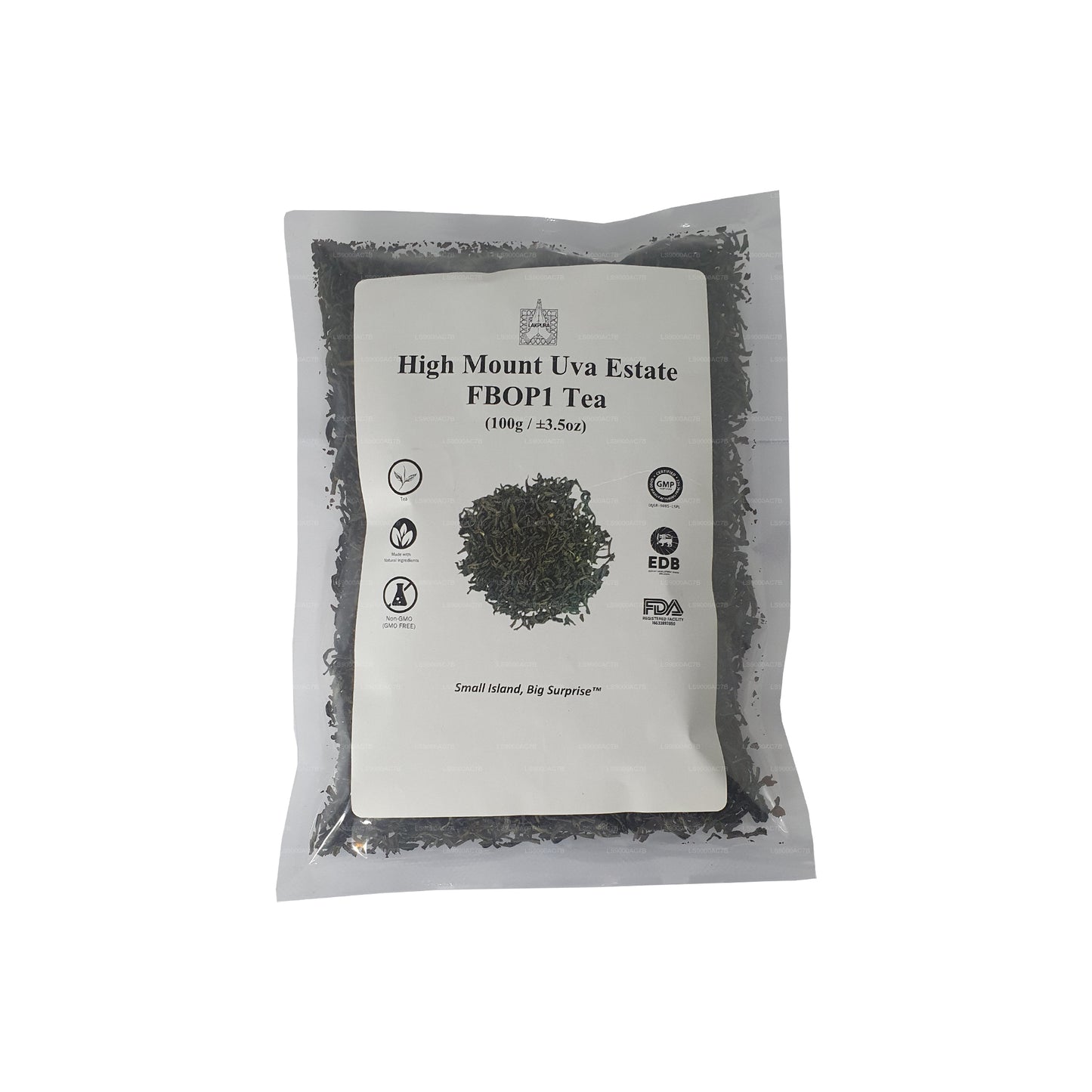 Lakpura Uva High Mount Uva Estate FBOP1 Tea (100g)