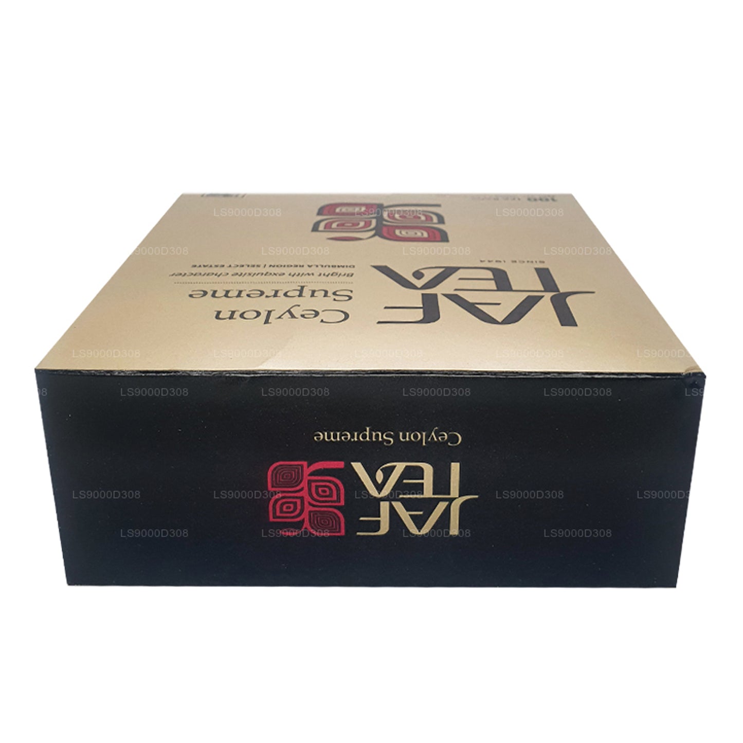 Jaf Tea 클래식 골드 컬렉션 실론 슈프림 100 티백 스트링 및 태그 (200g)