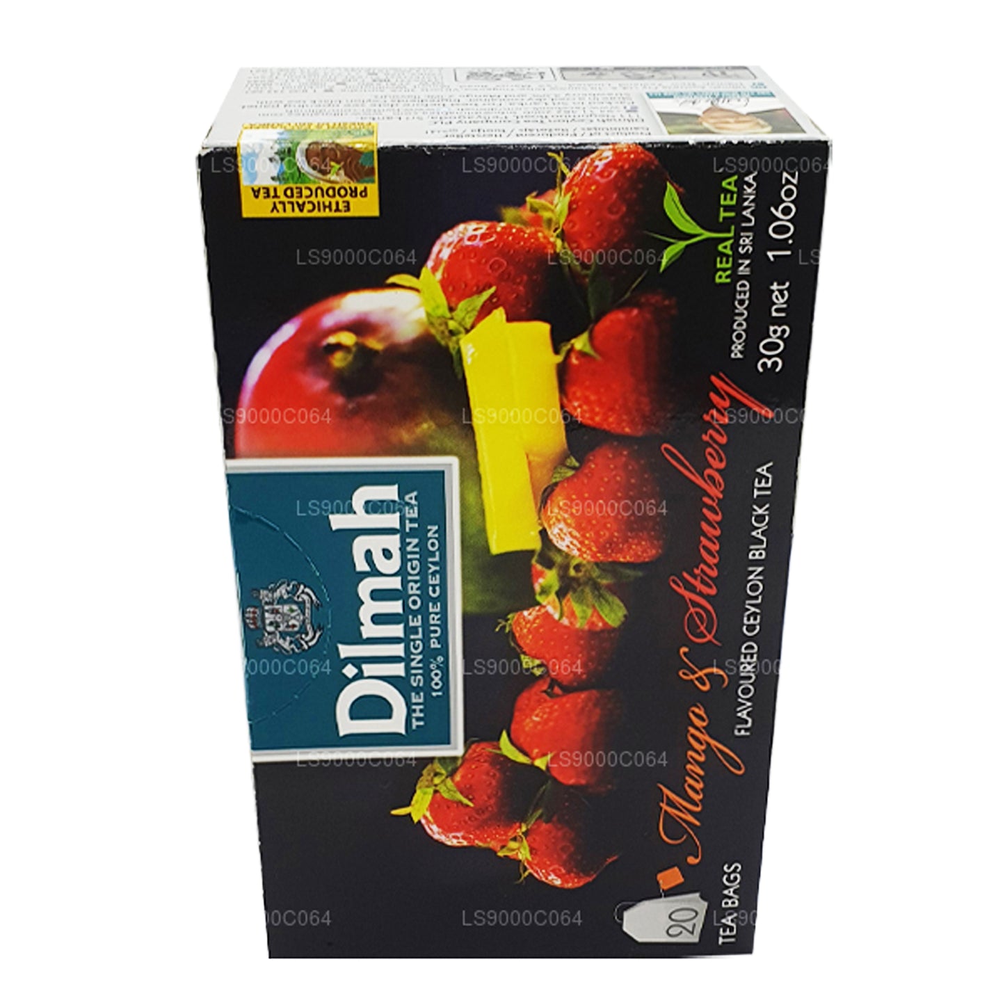 딜마 망고와 딸기 맛 차 (30g) 티백 20개