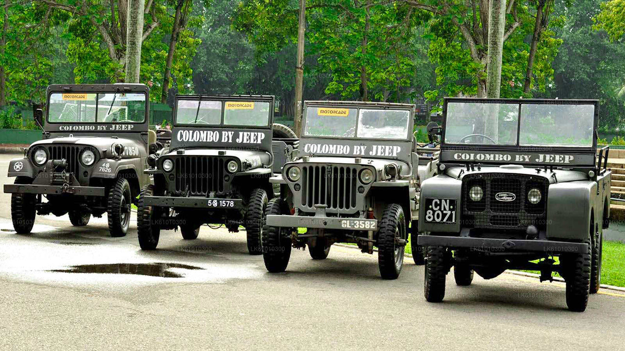 Colombo City Tour by Vietnam War Jeep