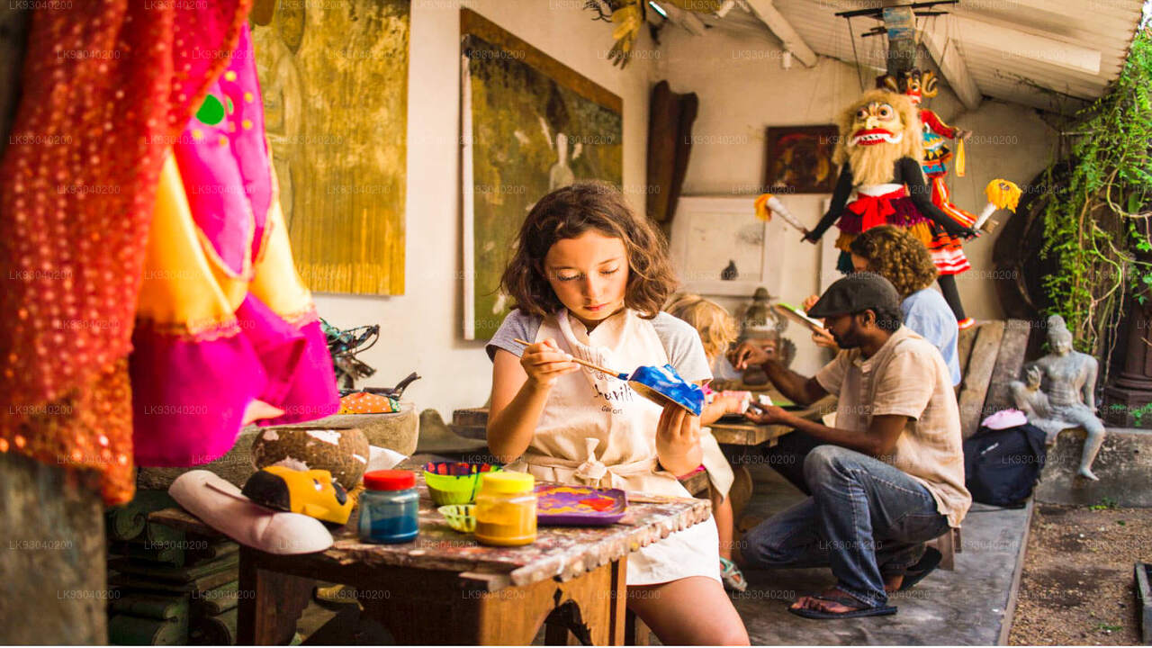 Mask Making Workshop from Galle