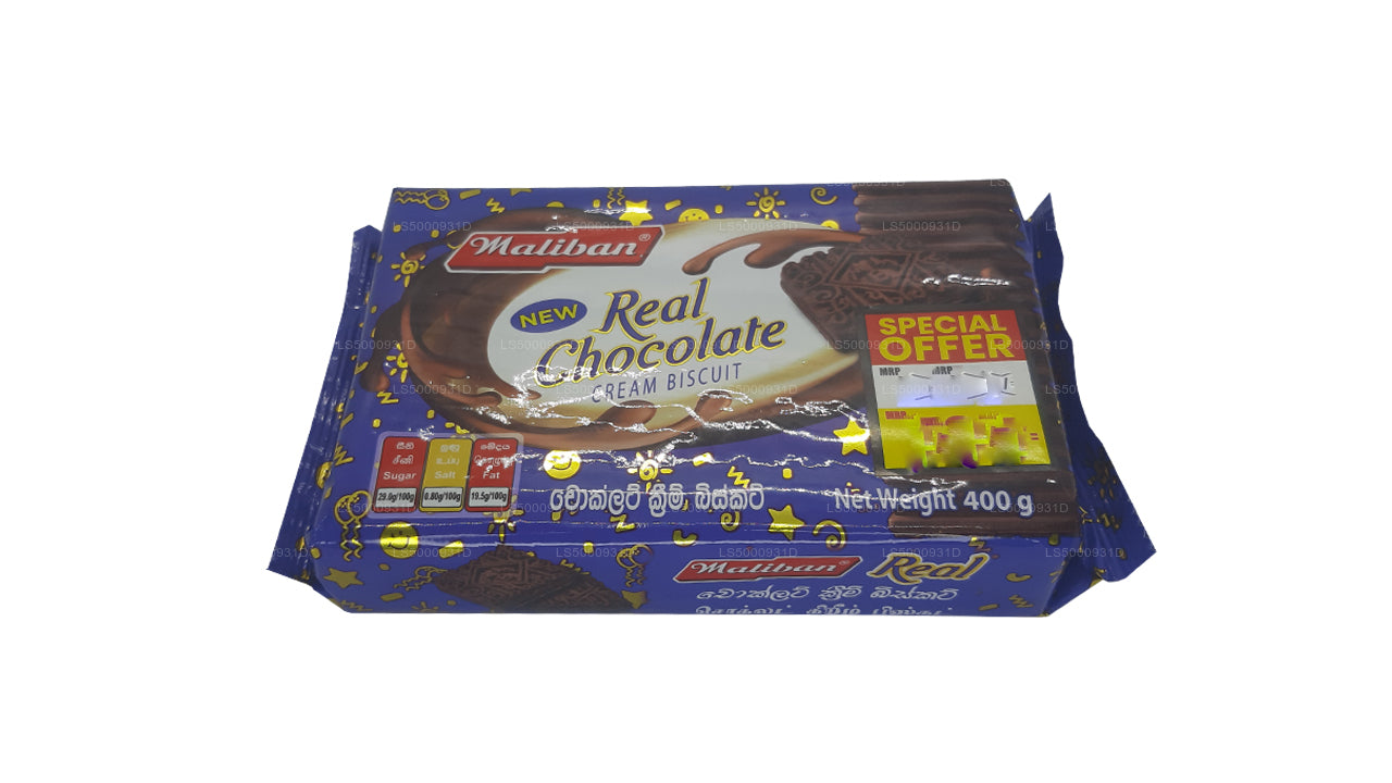 말리반 리얼 초콜릿 크림 비스킷 (400g)
