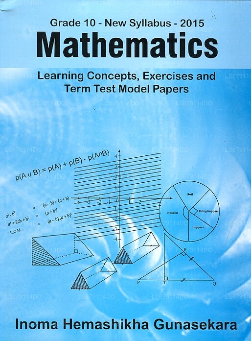 2015 New Sylabus Maths Grade 10 - English Medium