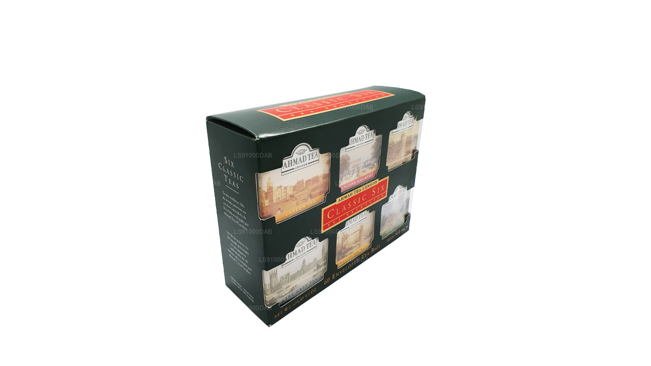 Ahmad Classic Six Tea Collection (6x10tb) 60 Paper TB (120g)